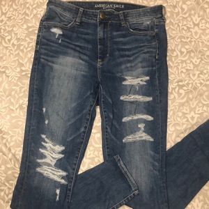 AE high waisted skinny jeggings